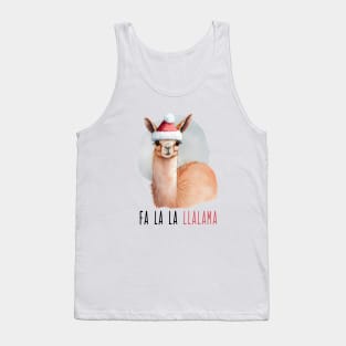 Fa La La La Llama Christmas Tank Top